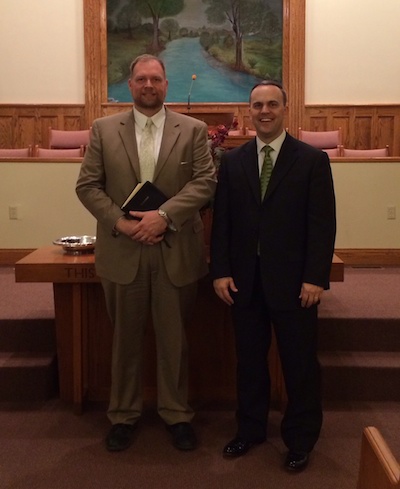 Preaching at Central Baptist in Mt. Vernon, KY