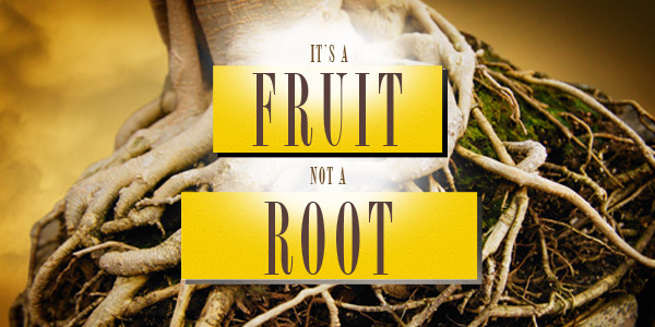 It’s a Fruit, Not a Root
